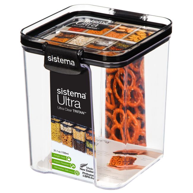 SISTEMA - Contenedor cuadrado Sistema Ultra 920 ml