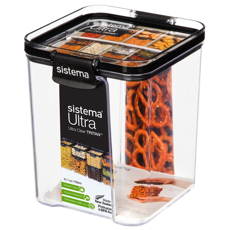 SISTEMA - Contenedor cuadrado Sistema Ultra 920 ml