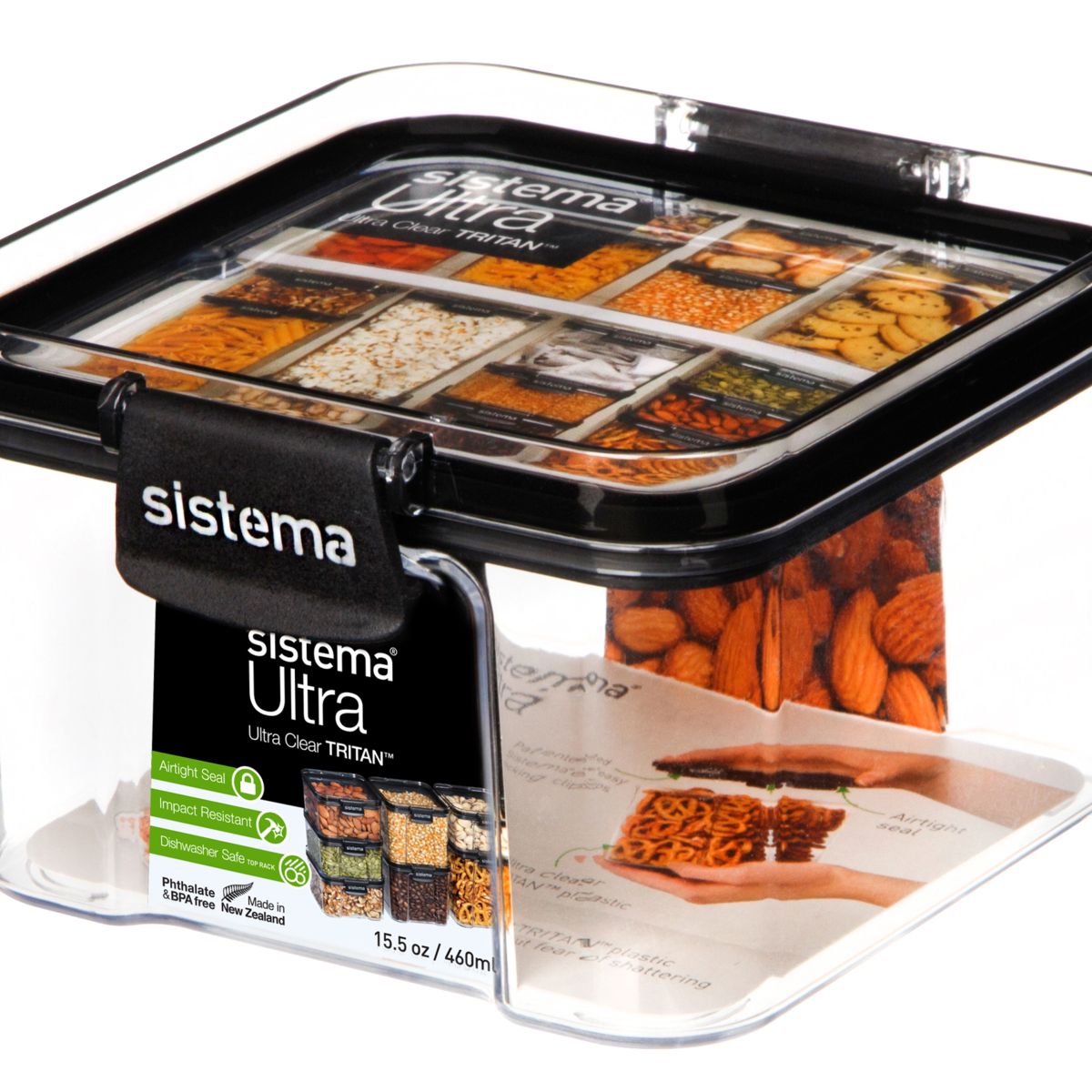 SISTEMA - Contenedor Hermetico Sistema Ultra de 460 ml.- Fabricado en Nueva Zelandia