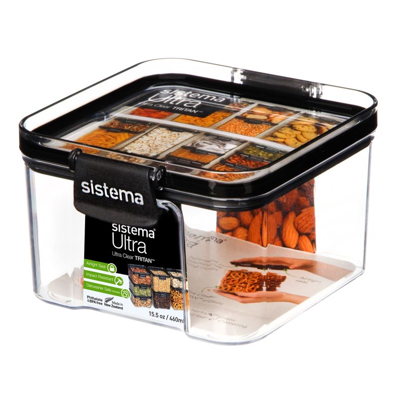 SISTEMA - Contenedor cuadrado Sistema Ultra 460 ml