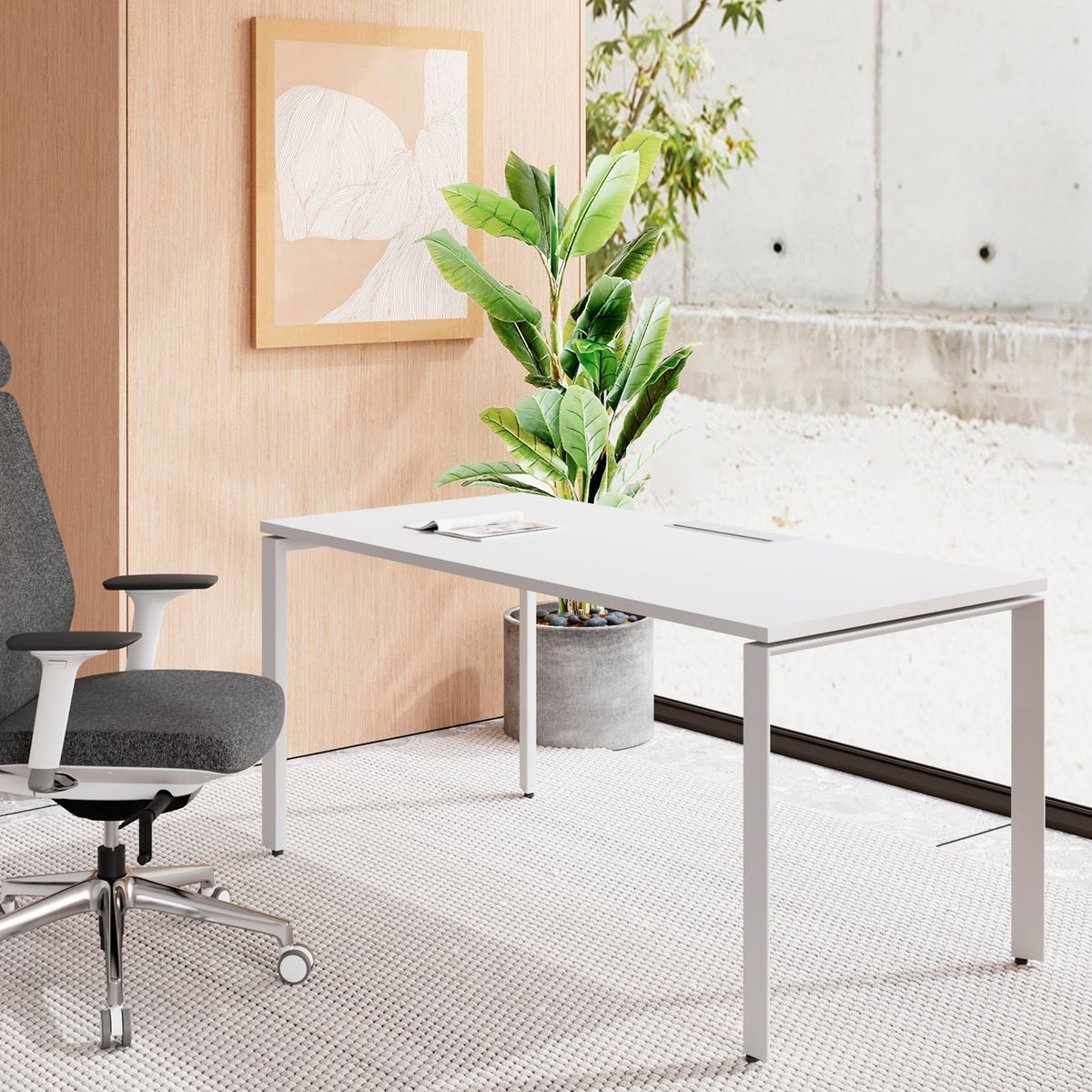 FORM OFFICE - Escritorio Space 160x70 Blanco Form