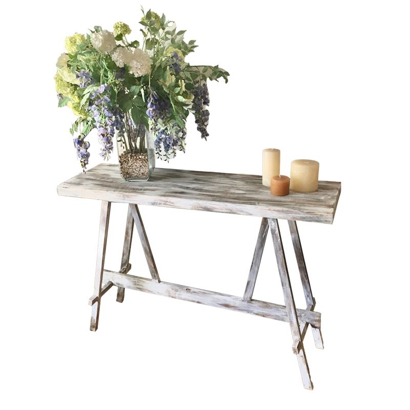 M&D MADERA & DECO - Arrimo Venecia Blanco avejentado decapado Marca MD