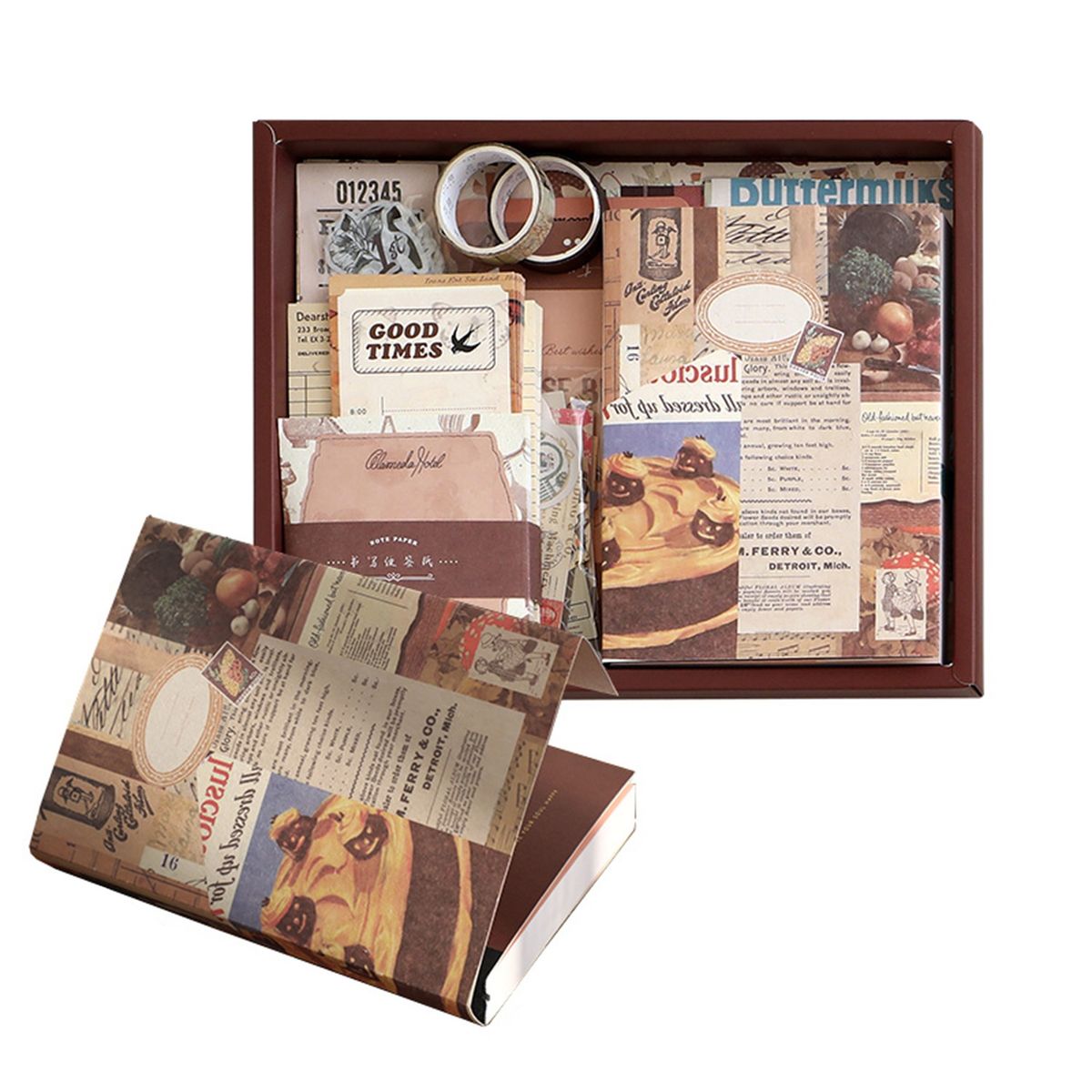 BABYLUNA - Libreta De Notas, 155 Piezas Anota Increíblemente Café