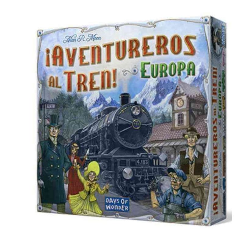 ASMODEE - Juego Mesa Aventureros al Tren - Europa Español Familiar