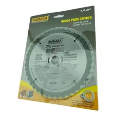 KAMASA - Disco De Sierra Circular 7 1/4 Pulgadas 40 Dientes