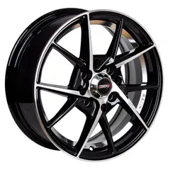 GENERICO - LLANTAS ARO 14X55 4X100114 ET35 black mach RGW Set 4