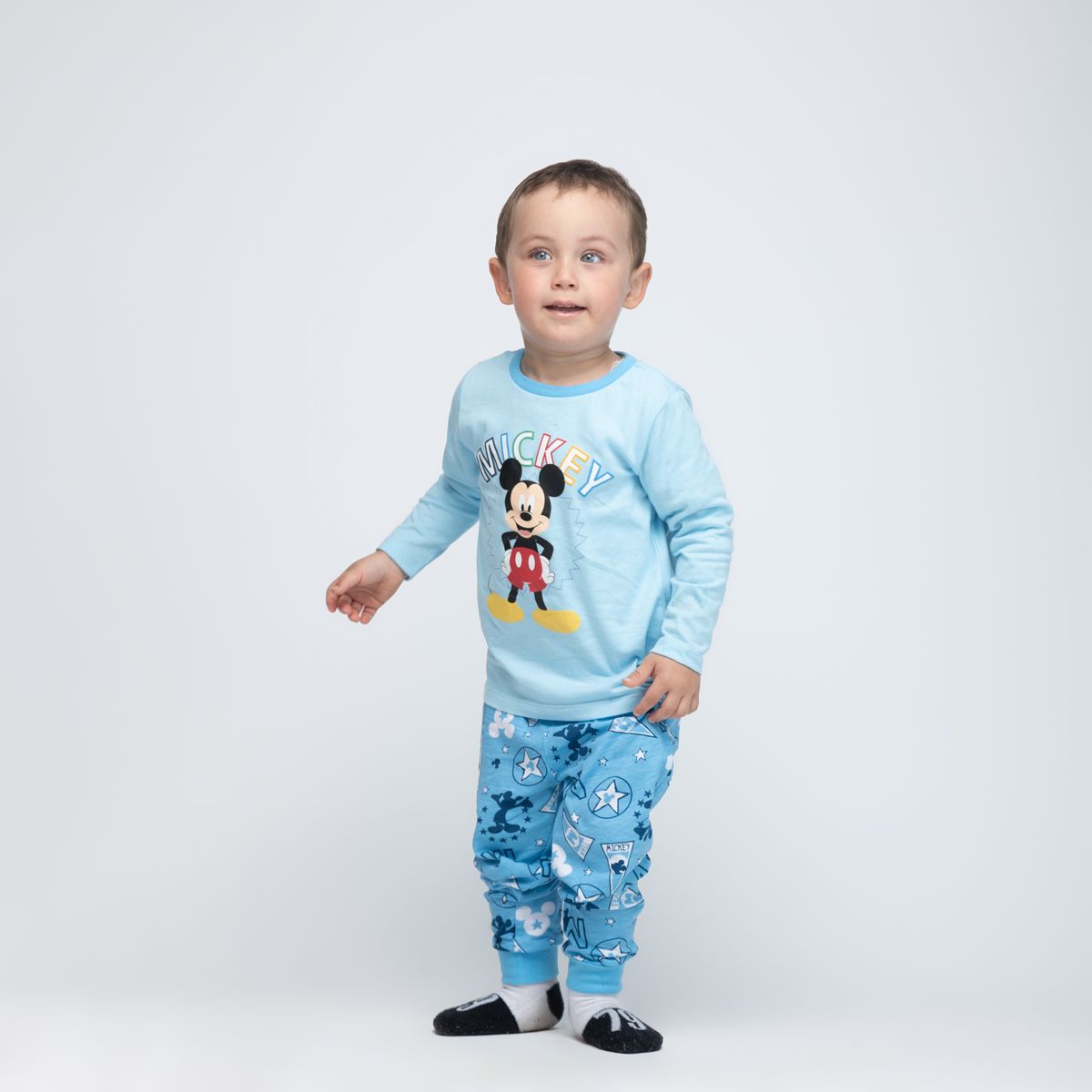 DISNEY - Pijama Niño Mickey Awesome Celeste Disney