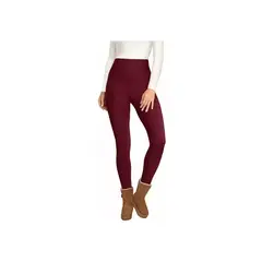 EVERSO - Calza Mujer Algodon Con Chiporro Para Invierno