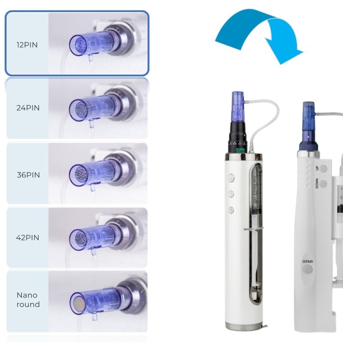 GENERICO - Cartucho Dermapen Inyector 12 Pines Pack 10