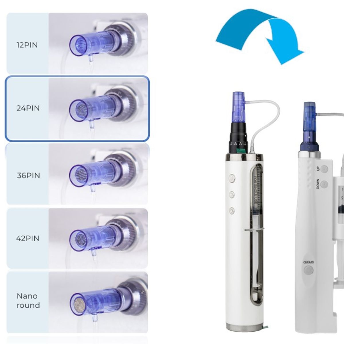 GENERICO - Cartucho Dermapen Inyector 24 Pines Pack 10