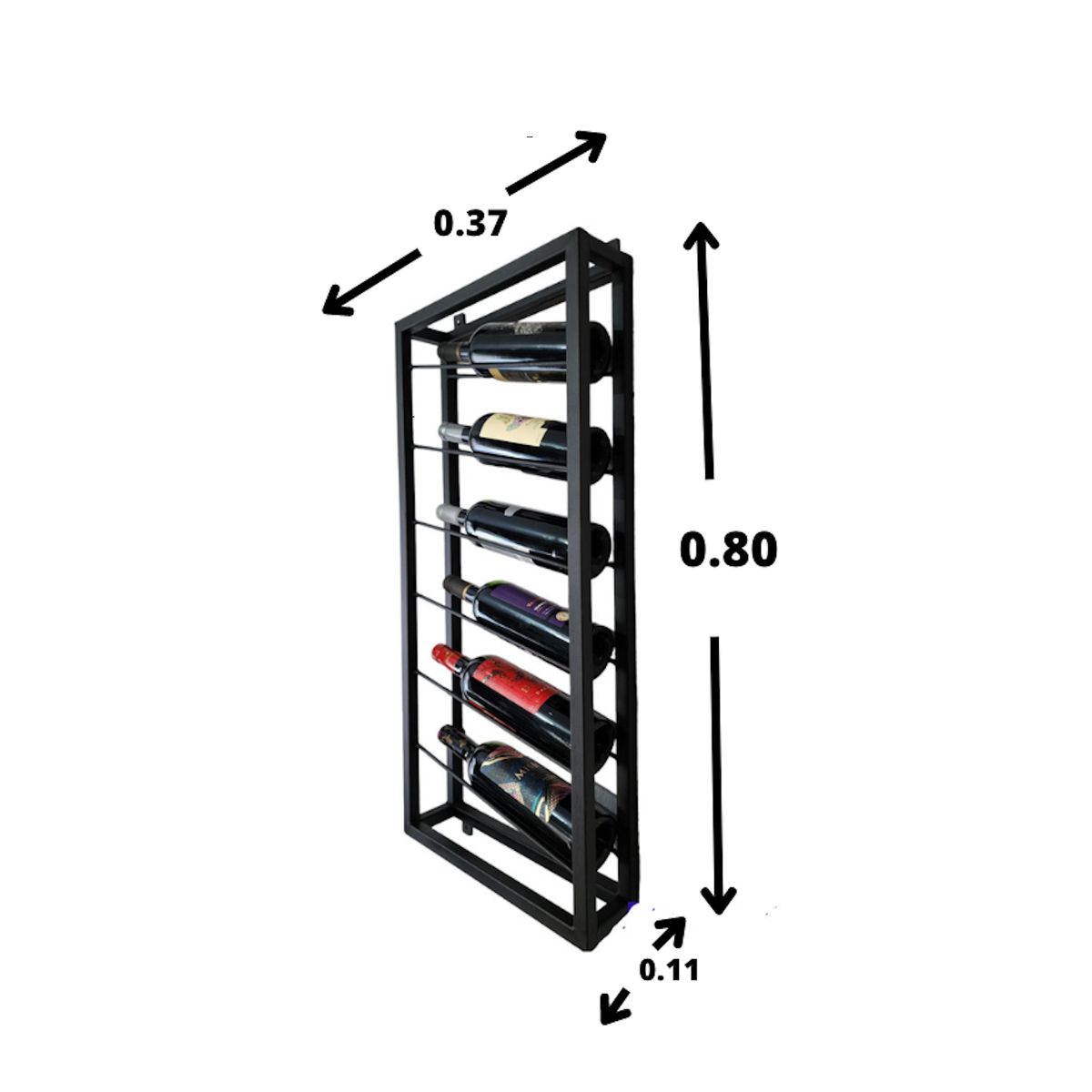 GENERICO - Cava Colgante Para Vinos en Fierro Etrusco