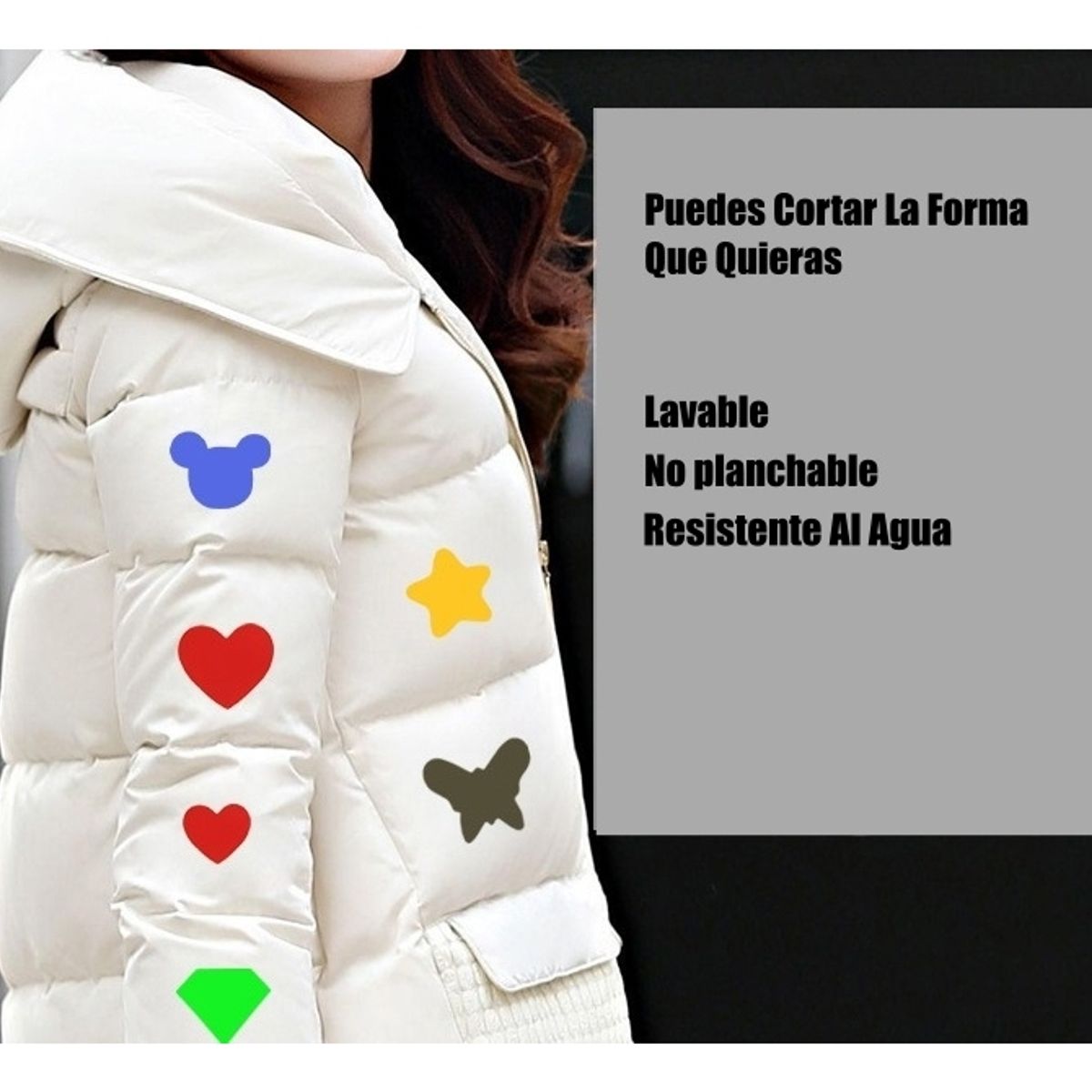 GENERICO - Parche Nylon Adhesivo Reparar Parkas Carpas Gris