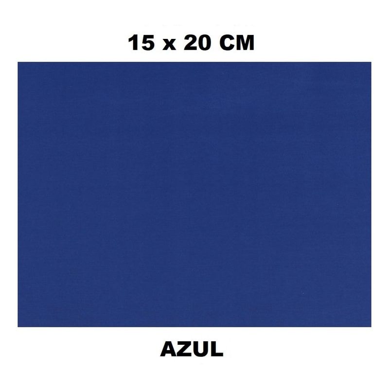 GENERICO - Parche Nylon Adhesivo Reparar Parkas Carpas Azul