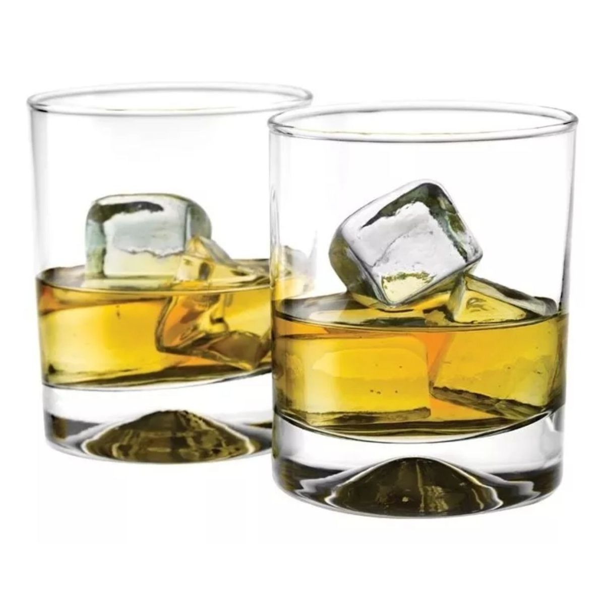 CRISTAR - Juego 6 Vasos Bajos Manhatan Jugo Whisky Bebidas 340cc.