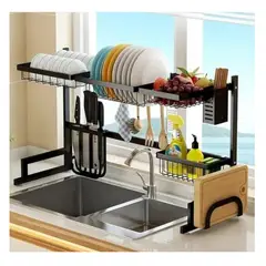 GENERICO - Rack Escurridor Organizador Cocina Secador Platos 85cm X L
