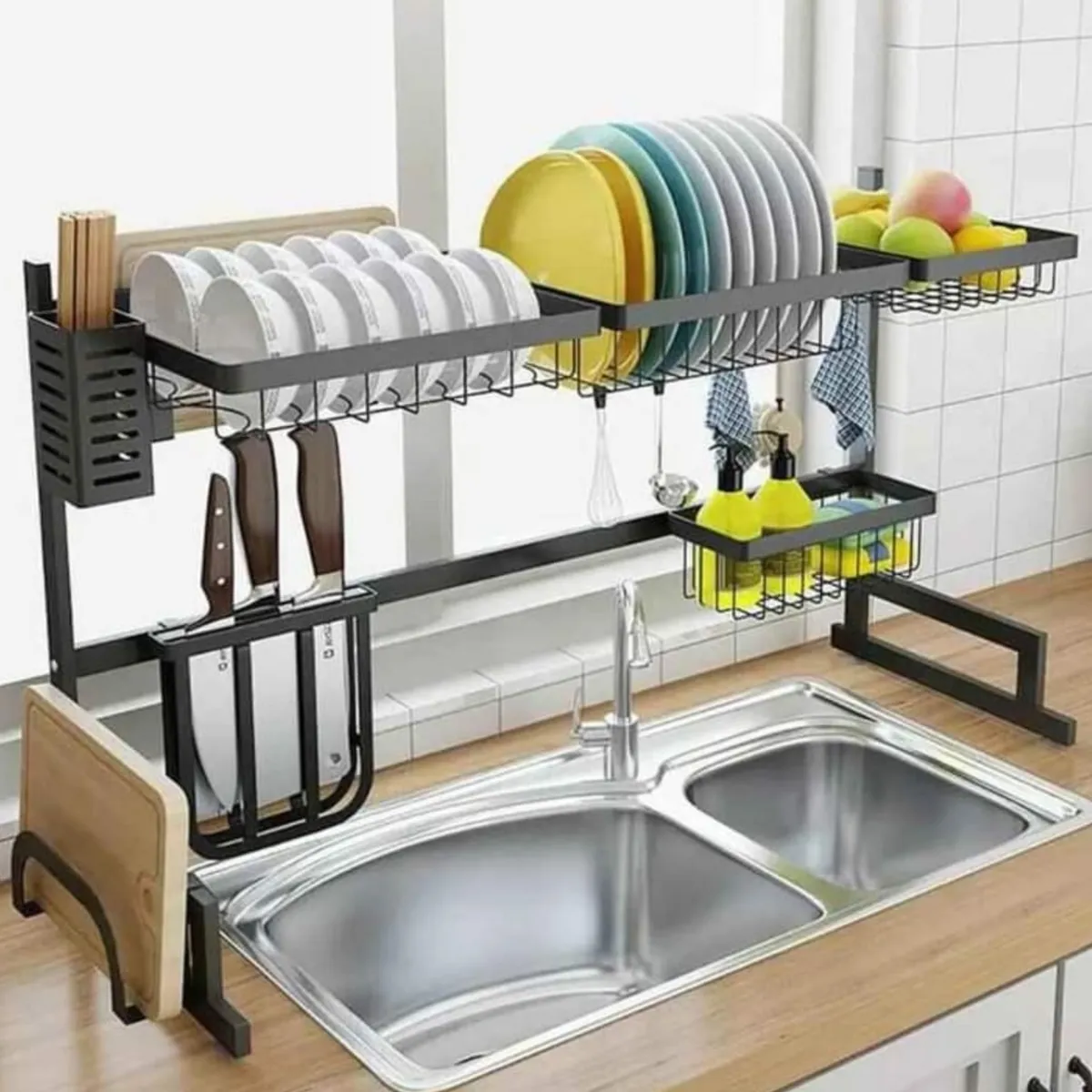 GENERICO - Rack Escurridor Organizador Cocina Secador Platos 85cm X L