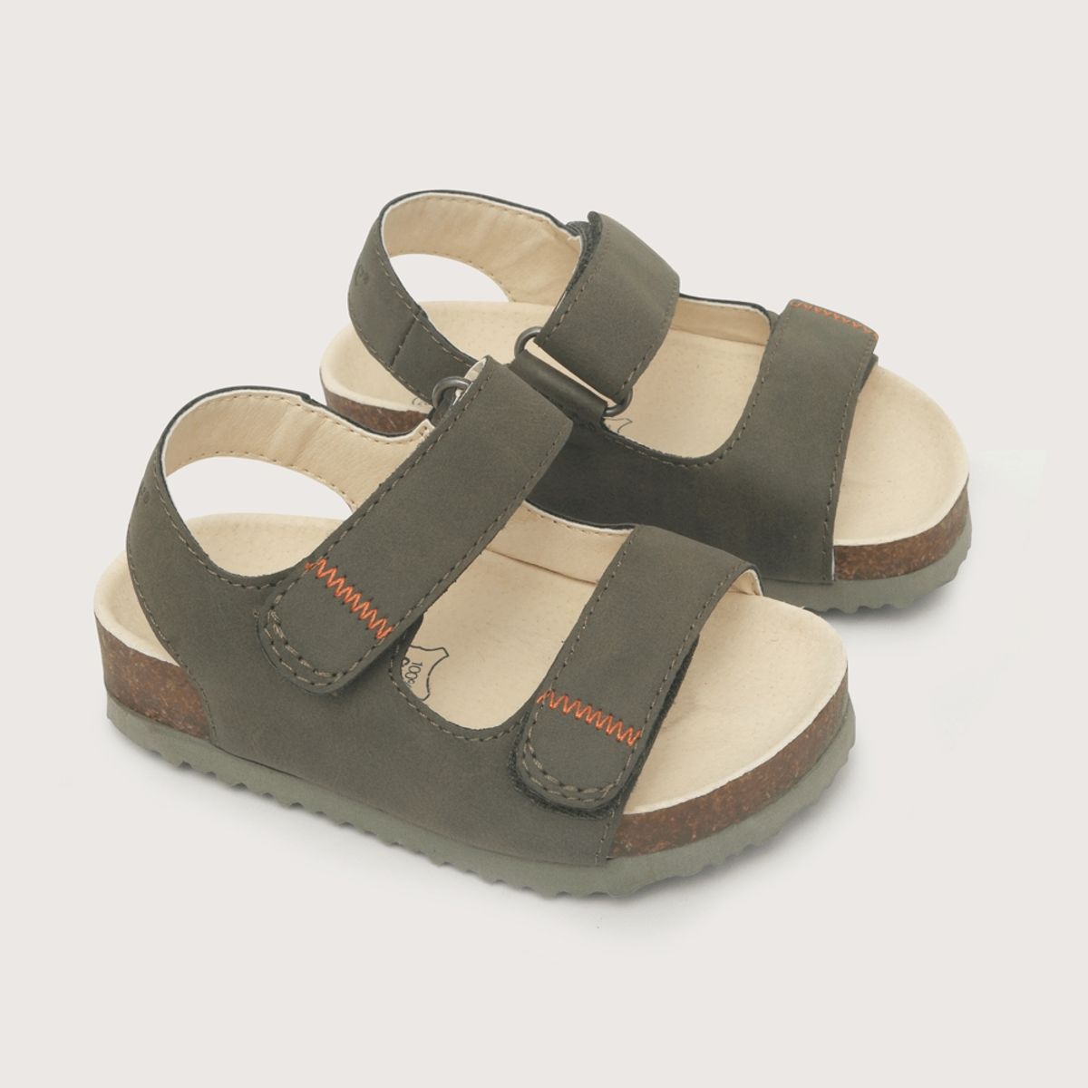 OPALINE - Sandalia de niño urbana verde 20 a 29