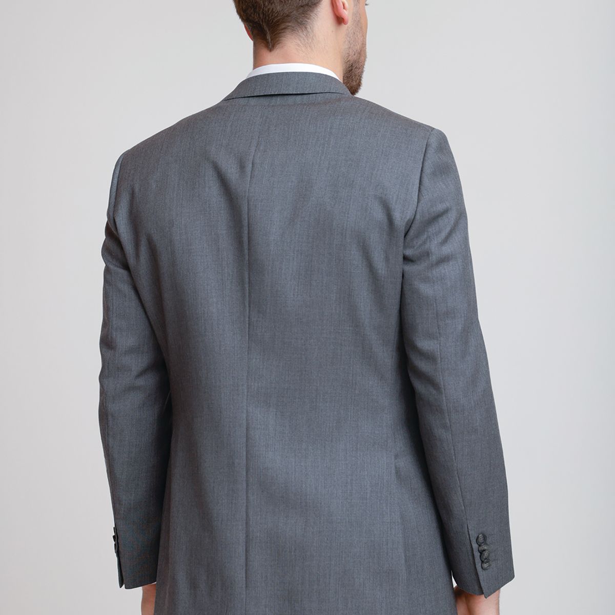 TRIAL - Chaqueta Hombre Formal Lana S100'S Liso Slim Mix&Color Marengo