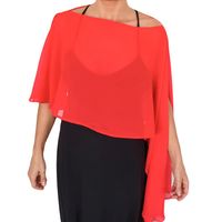 Tapado Capa Multiforma Catania Rojo Furioso Gasa - Rojo