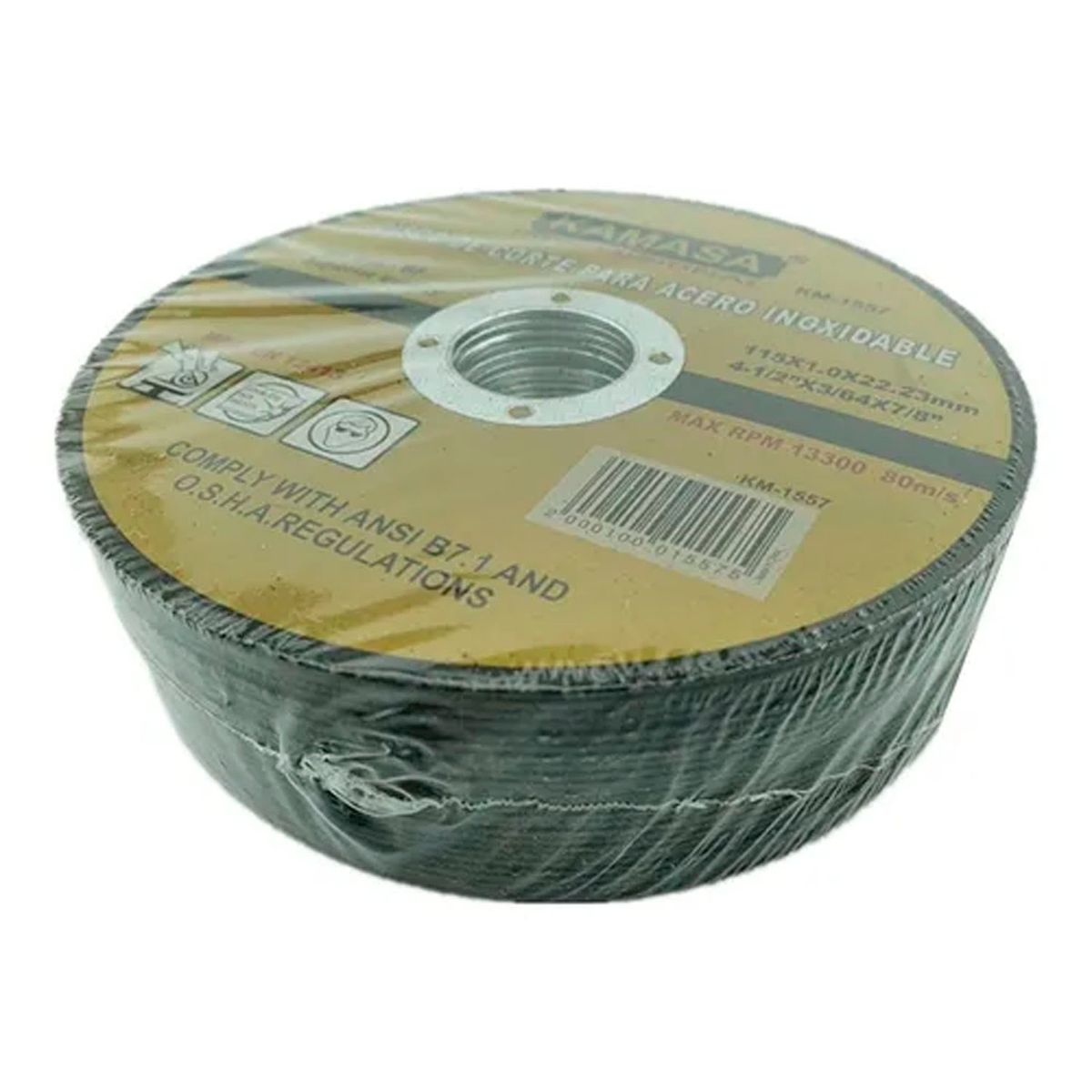 KAMASA - 25 Unidades Disco De Corte Para Acero Inoxidable 115mm Kamasa