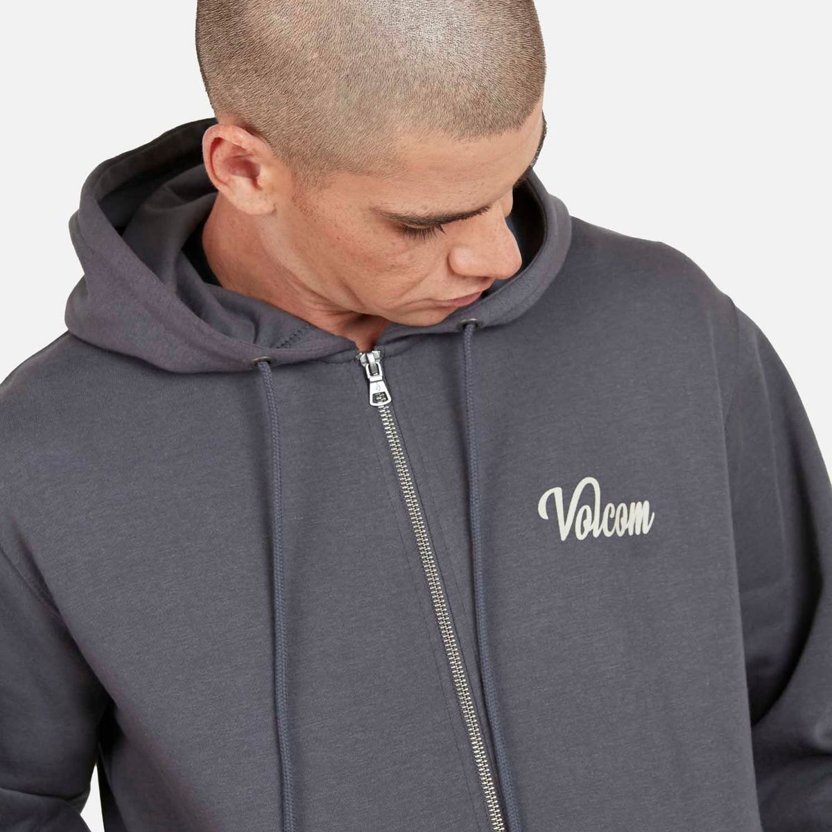 VOLCOM - Poleron BASHER FULL ZIPPER Hombre Gris Volcom VOLCOM.