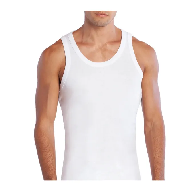 GARSIL - Polera Musculosa 100 Algodon Para Hombre - Camiseta Sin Mangas