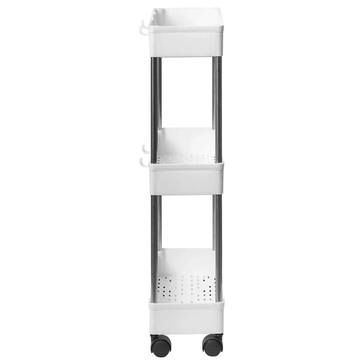 DECOTEAM - Estante Organizador Multiuso Decoteam 3 niveles con Ruedas DECOTEAM