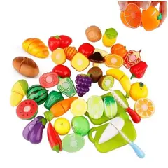 KUANGYE - 29 Piezas De Juguete De Corte De Cocina De Frutas Y Verduras