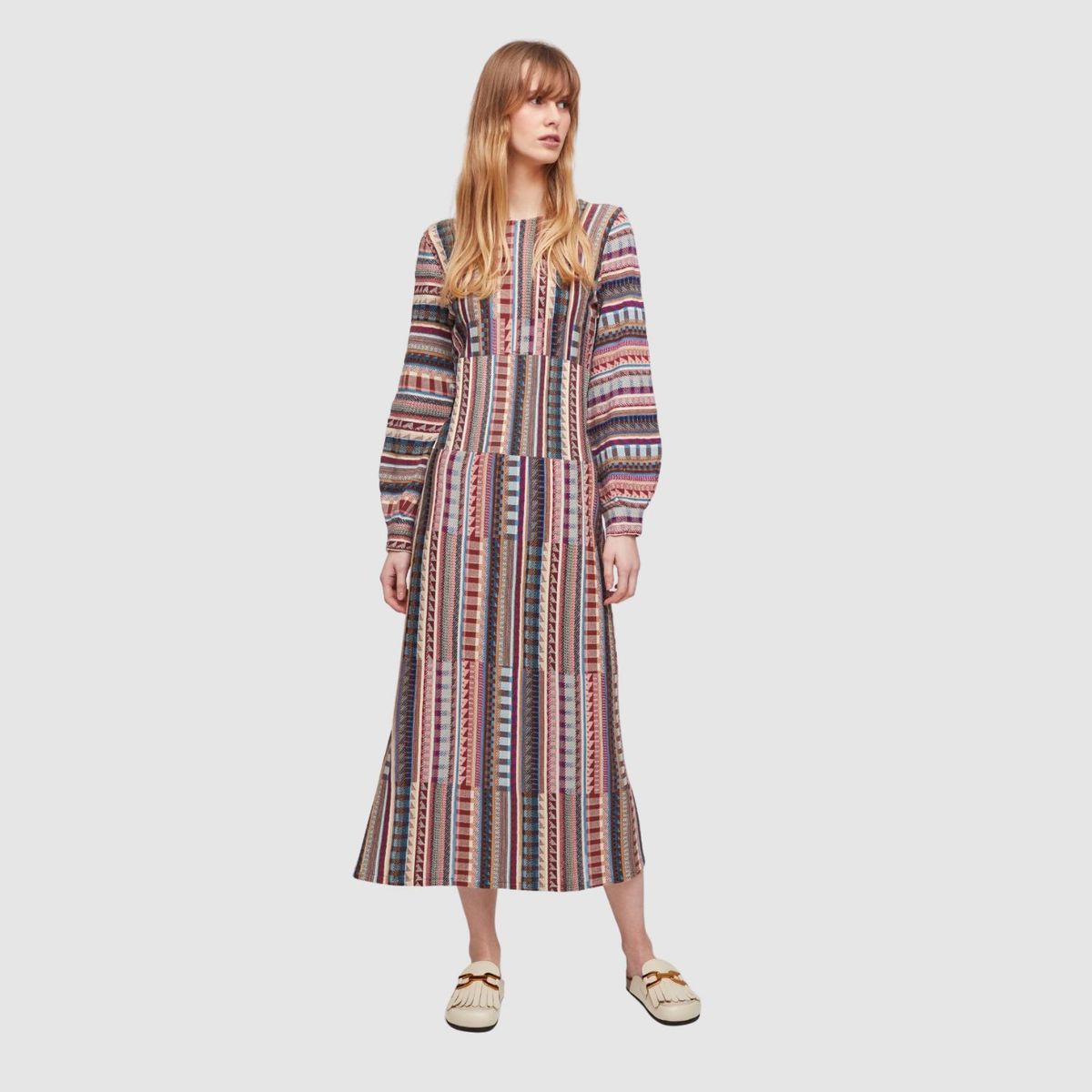 ALDO MARTINS - Vestido Aldo Martins Marrón Zafir