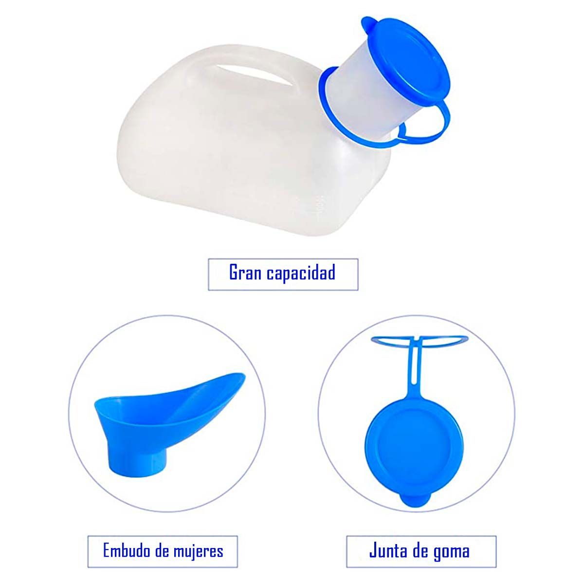 GENERICO - Pato Unisex Urinario Pañal Adulto Oneder 1 Unidad