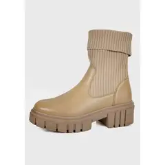 EDA MANZINI - Botín Boffil Beige