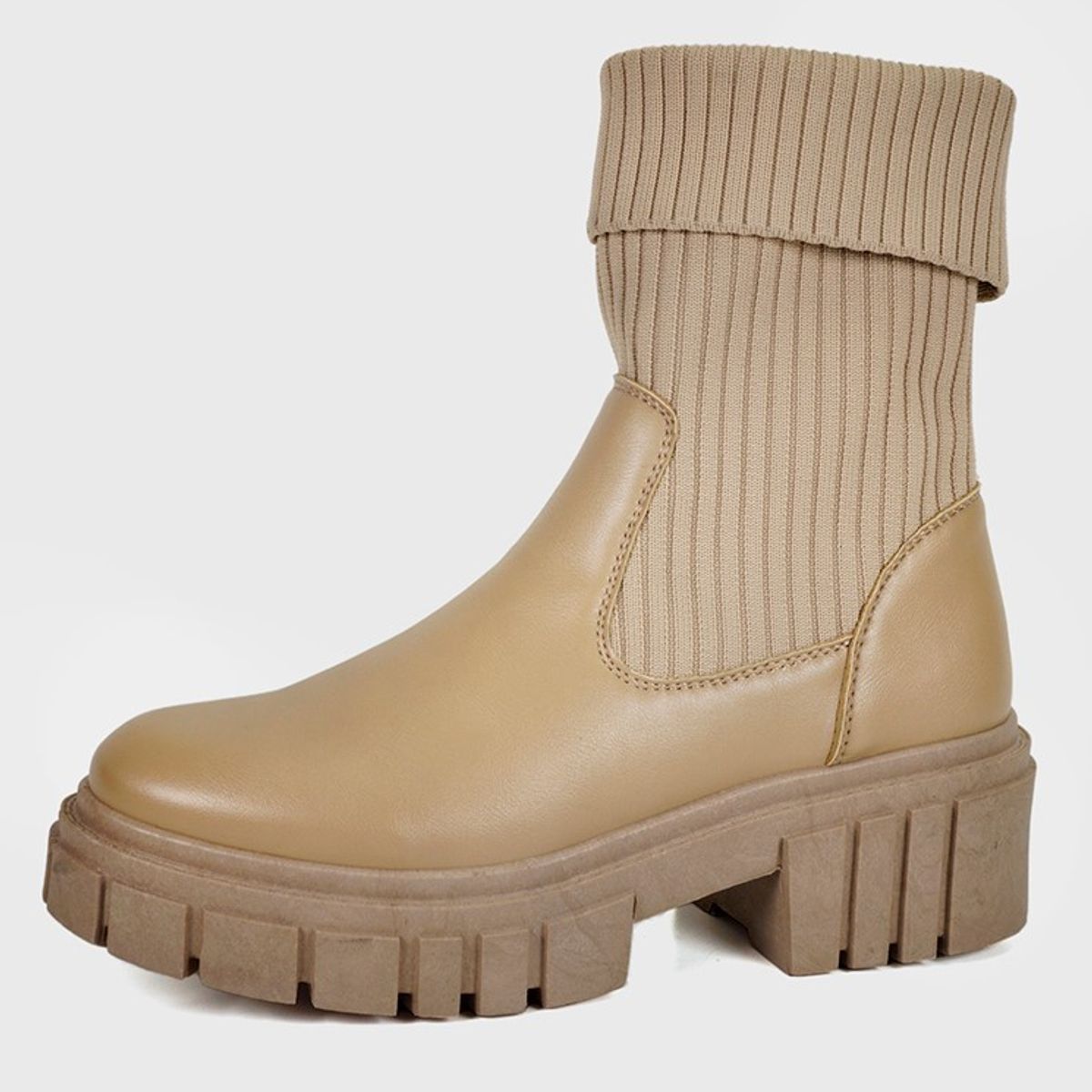 EDA MANZINI - Botín Boffil Beige EDA MANZINI