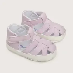 OPALINE - Sandalia de niña textil Lila (14 a 18)
