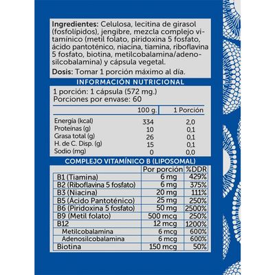 Imagen 2 del producto B-Complex Liposomal