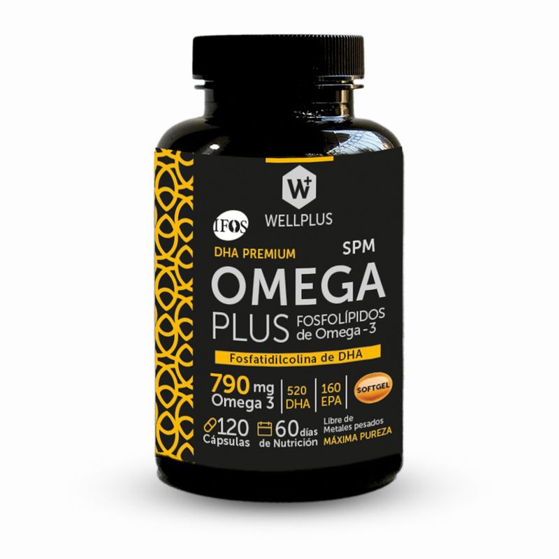 WELLPLUS - Omega Plus 790 SPM 120 cápsulas