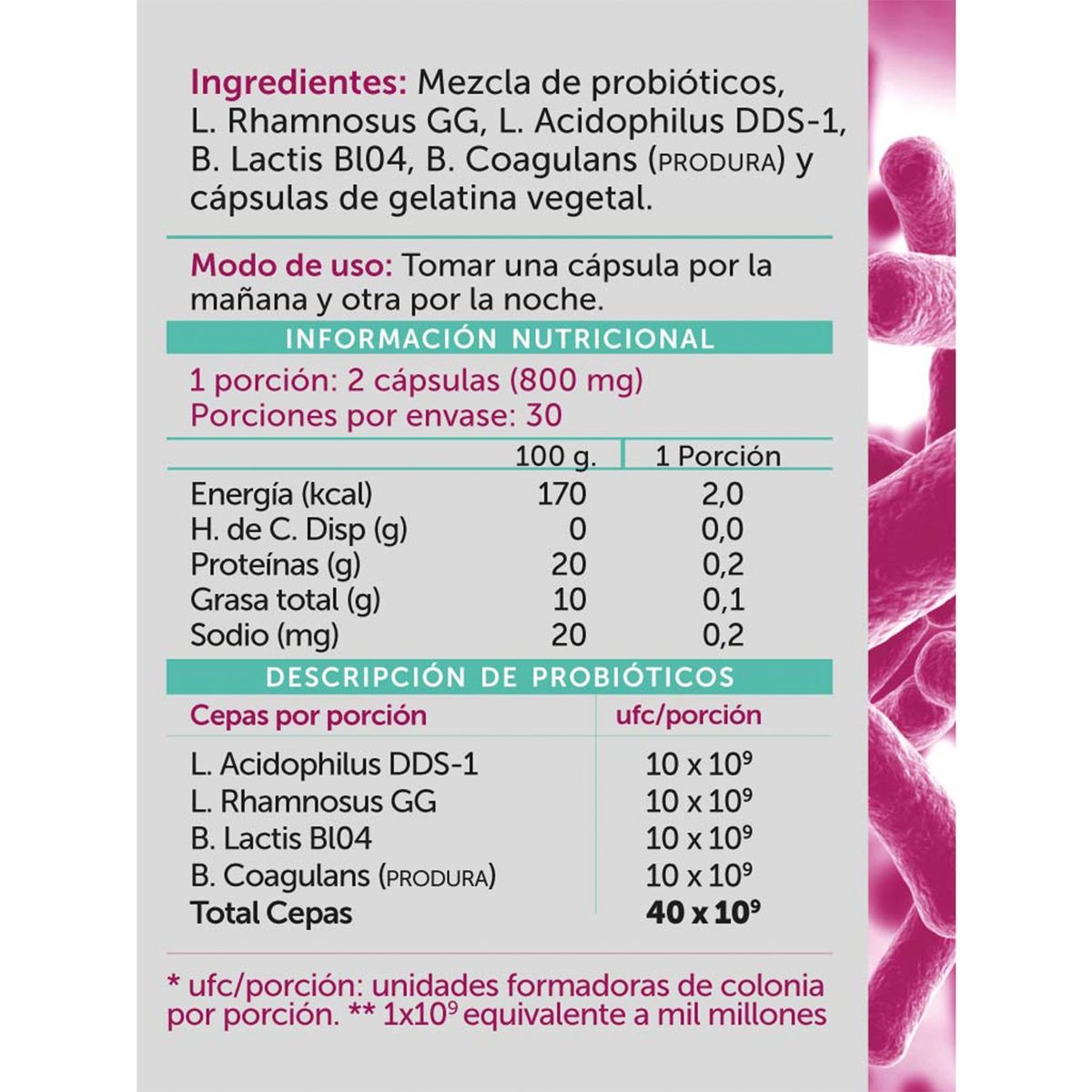 WELLPLUS - Probiotic Plus 40B