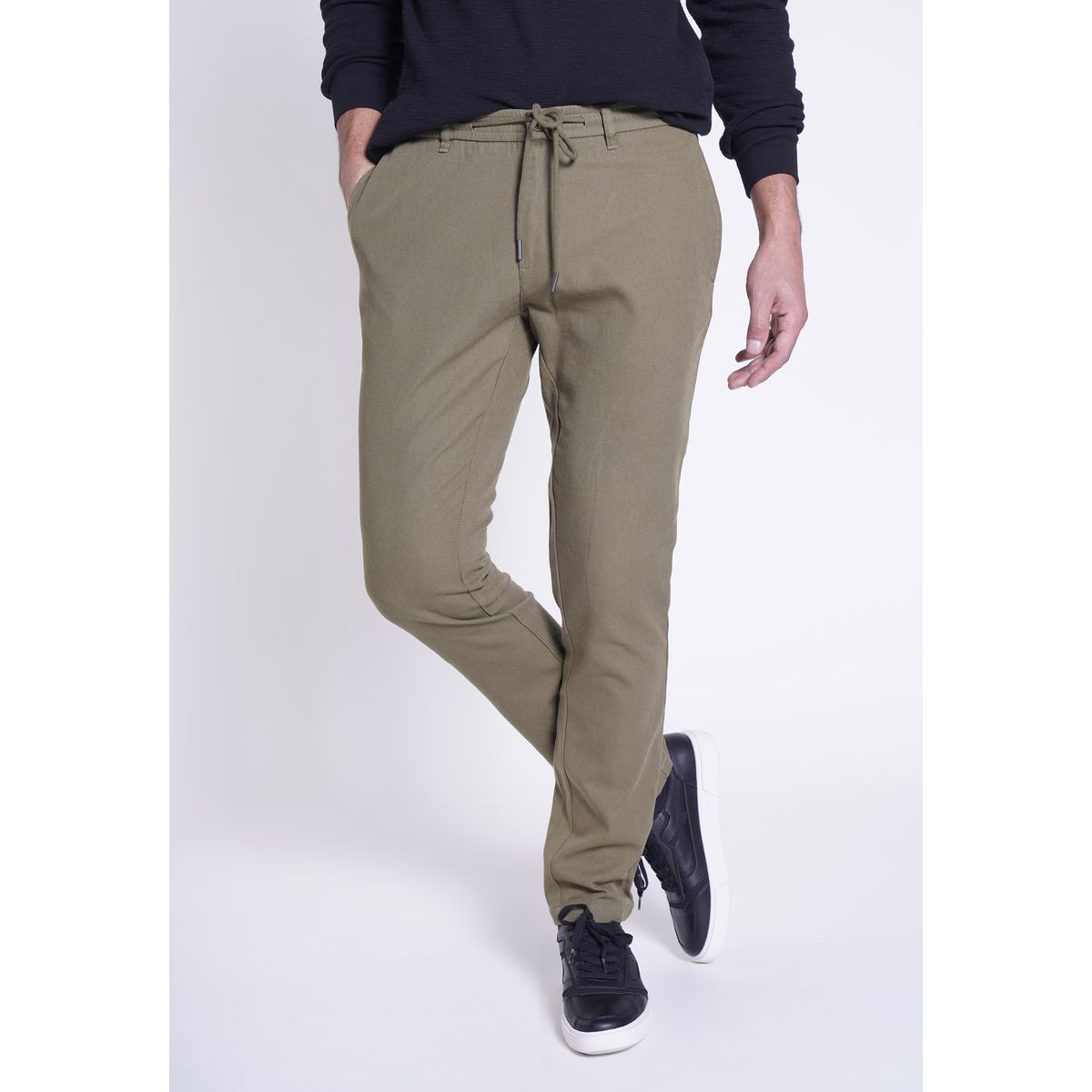 NEW MAN - Pantalón Talaia Marrón New Man