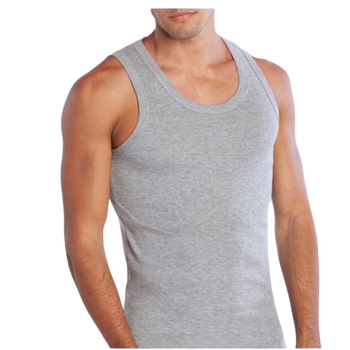 GARSIL - Polera Musculosa 100 Algodon Para Hombre - Camiseta Sin Mangas