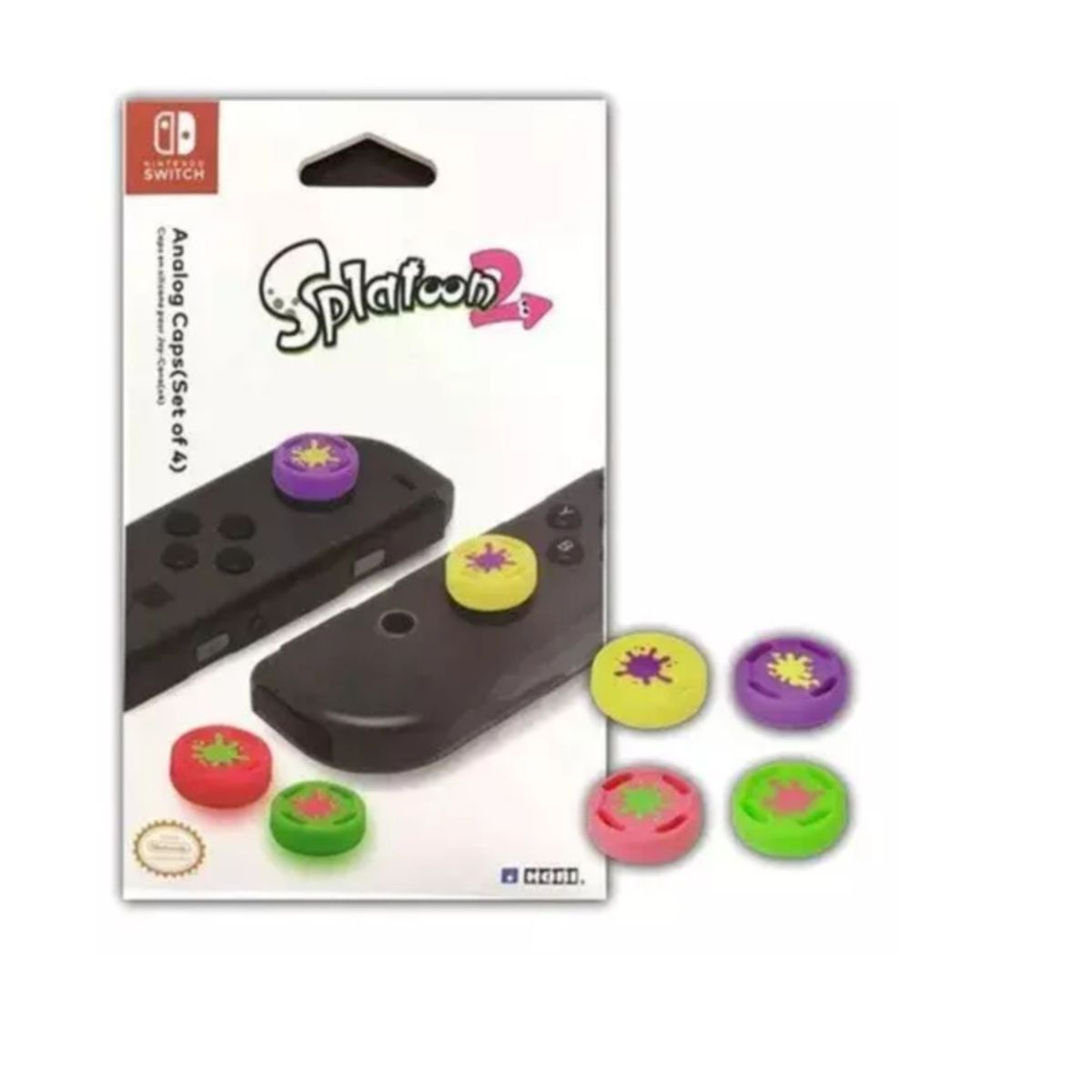 NINTENDO - Hori Goma Grip Joystick Switch / Splatoon 2