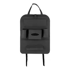 GENERICO - Bolso Organizador Multifunción Asiento Trasero De Auto Gris