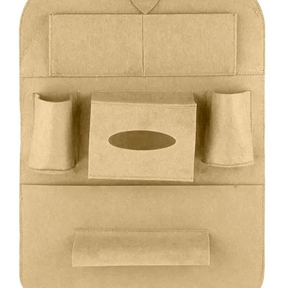 GENERICO - Bolso Organizador Multifunción Asiento Trasero De Auto Beige