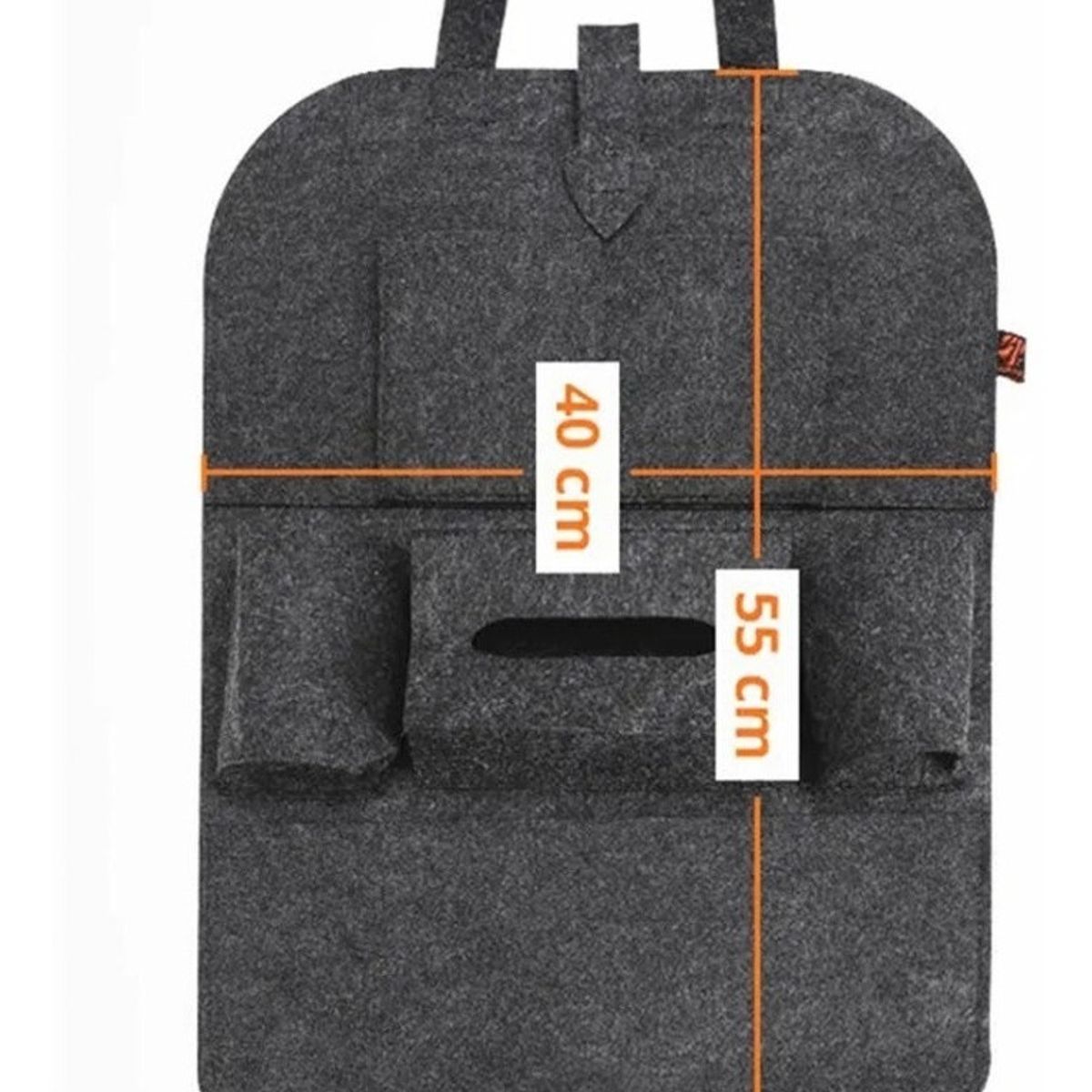 GENERICO - Bolso Organizador Multifunción Asiento Trasero De Auto Beige