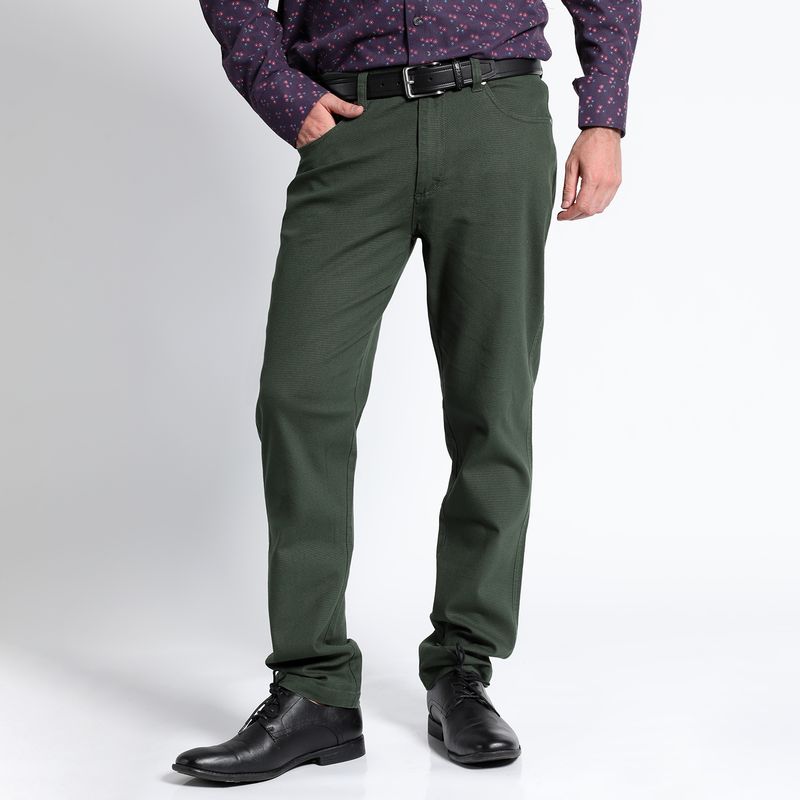 KOTTING - Pantalón Canvas 5 Bolsilllos Slim Fit Spandex KOTTING