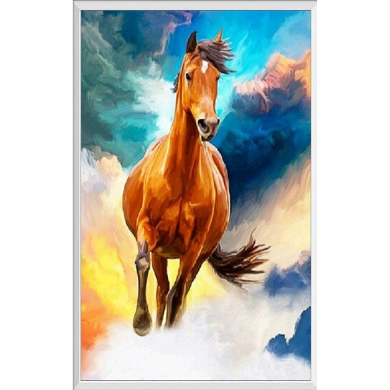 GENERICO - Kit Diamond Painting Pintura De Diamante - Caballo 66