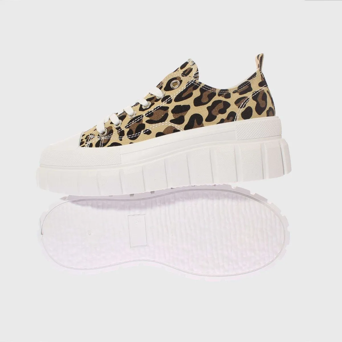 VIA FRANCA - Zapatilla Leopardo Para Mujer Color Negro