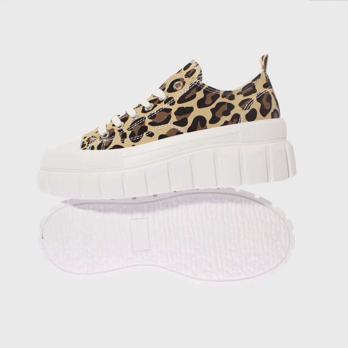 VIA FRANCA - Zapatilla Leopardo Para Mujer Color Negro