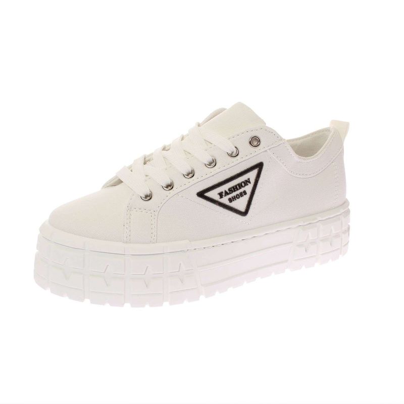 VIA FRANCA - Zapatilla Lona Para Mujer Color Blanco