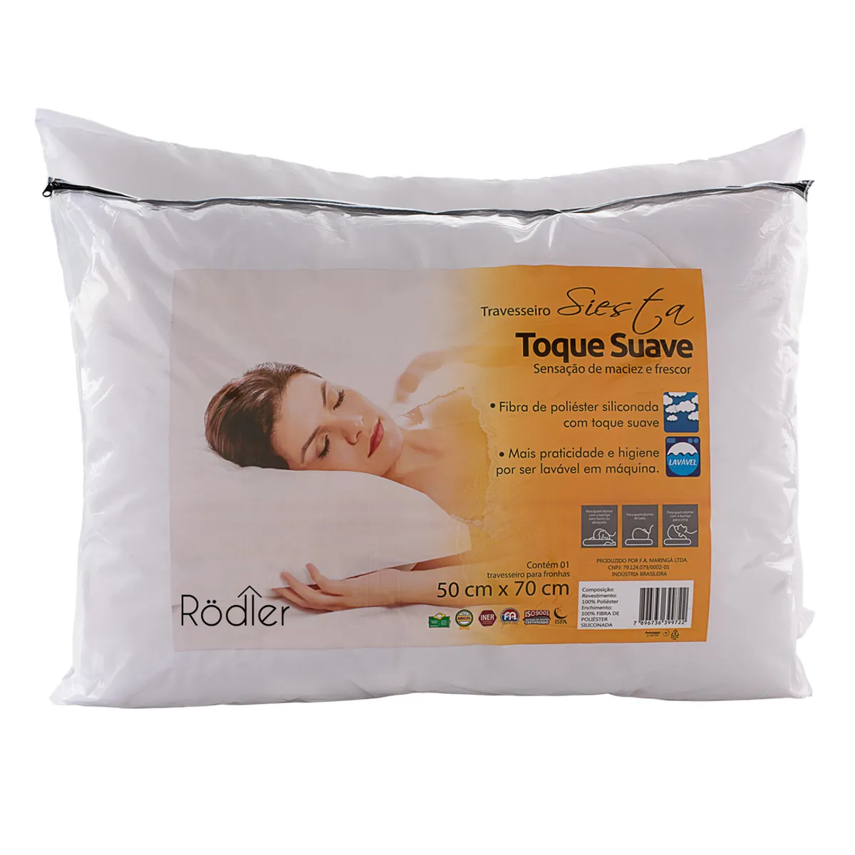 RODLER - Almohada Siesta Suave 50x70 cms
