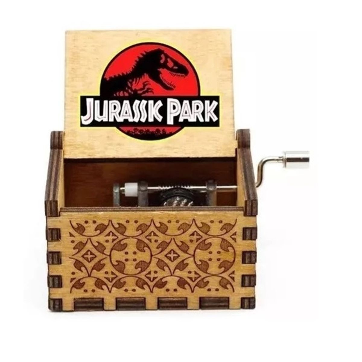 GENERICO - Caja musical JURASSIC PARK Café  a manivela