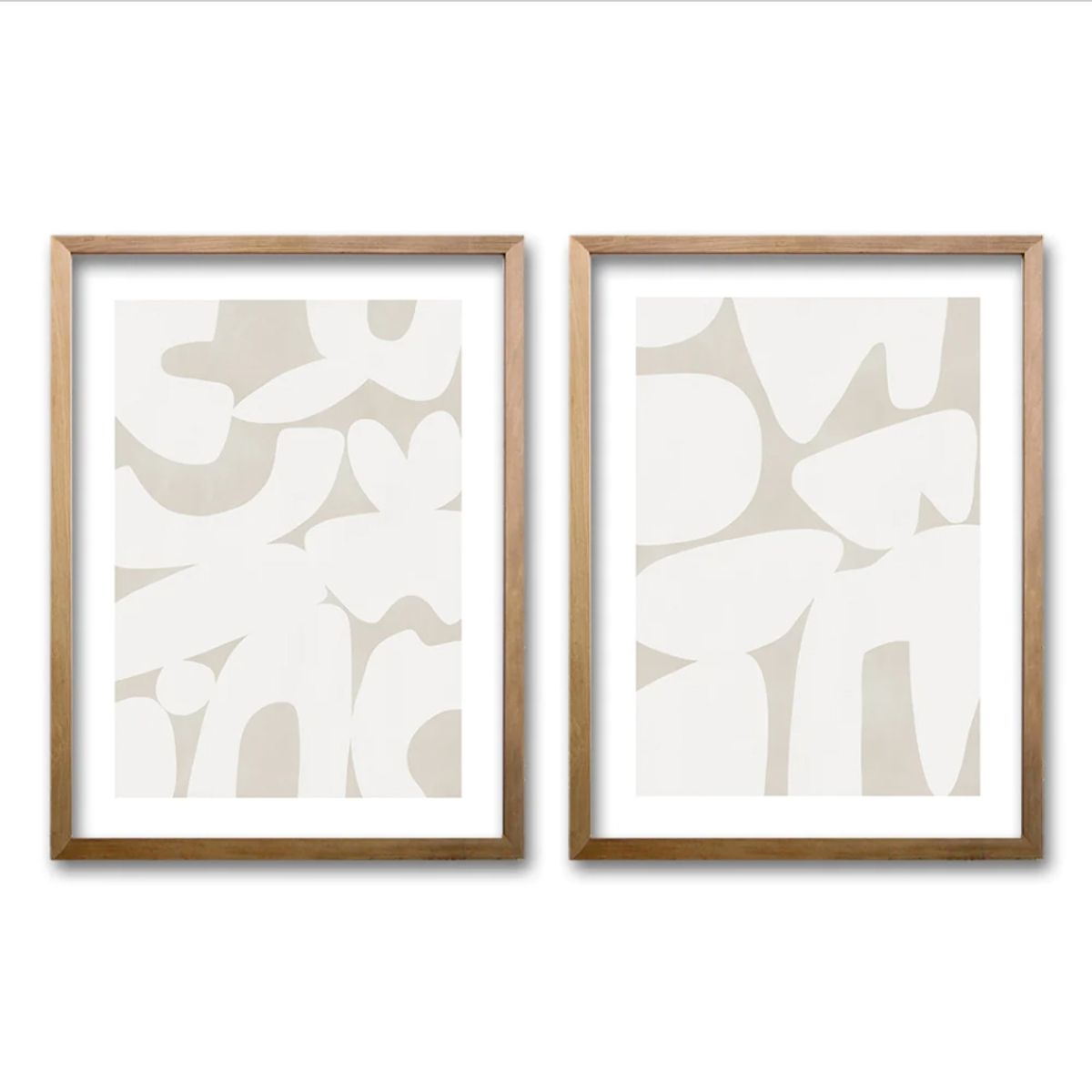 RETELA - Cuadro Duo Muelle - Cafe - 70x50 cm